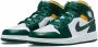 Jordan 1 Mid Heren Schoenen Green Leer Synthetisch - Thumbnail 5