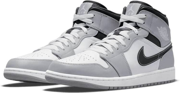 Jordan Anthracite Mid Top Sneakers Gray Heren