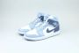 Jordan Air 1 Mid Dames Sail Blue Grey White Diffused Blue- Dames Sail Blue Grey White Diffused Blue - Thumbnail 8