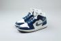 Jordan Blauwe Ozone Air 1 Mid Blue Heren - Thumbnail 5