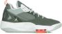 Jordan Zoom 92 Heren Schoenen Grey Leer Textil Synthetisch Foot Locker - Thumbnail 2