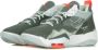 Jordan Zoom 92 Heren Schoenen Grey Leer Textil Synthetisch Foot Locker - Thumbnail 3