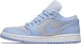 Jordan Football Grey Aluminum Sneakers Blue Dames - Thumbnail 5