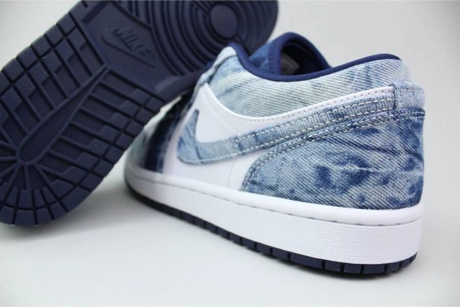 Jordan Gewassen Denim Lage SE Sneakers Blue Heren