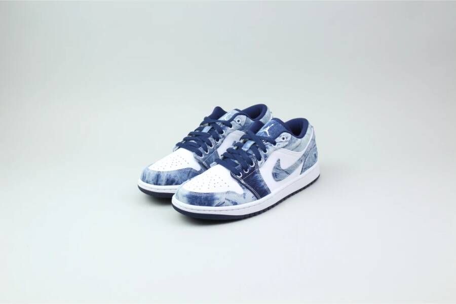 Jordan Gewassen Denim Lage SE Sneakers Blue Heren