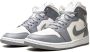 Jordan Grijze Sail Mid Leren Sneakers Grijs Heren - Thumbnail 3