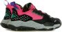 Jordan Hoge Top Sneaker Zwart Groen Paars Multicolor Heren - Thumbnail 8