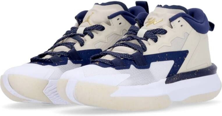 Jordan Jeugd Basketbalschoen Zion 1 White Dames