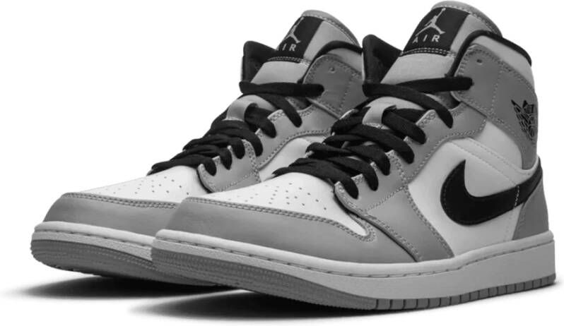 Jordan Greyscale Leren Sneakers voor Heren Grijs Heren