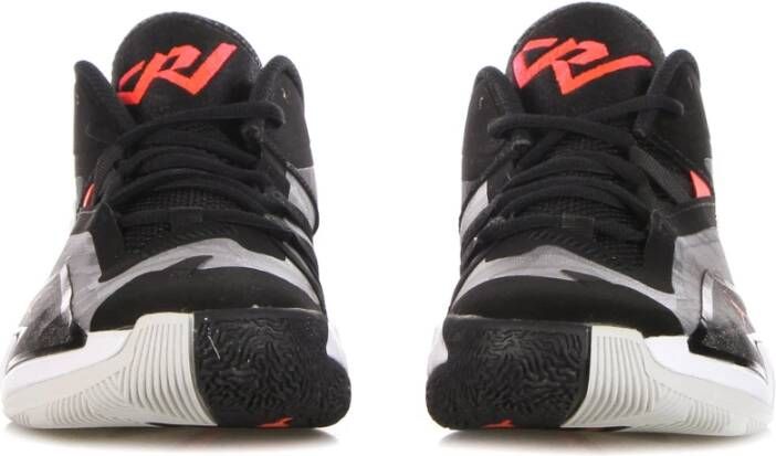 Jordan Lage basketbalschoen met Zoom-eenheid Black Heren