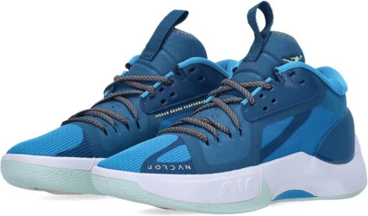 Jordan Lage Sneaker Laserblauw Citroentint Blue Heren