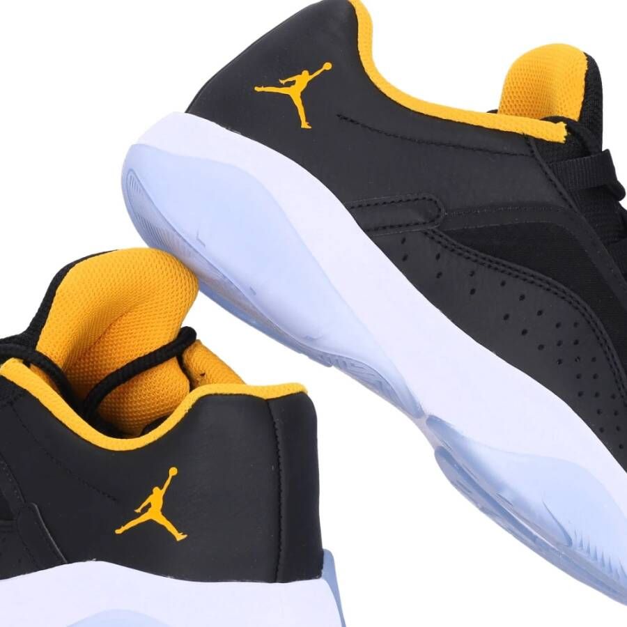 Jordan Lage Sneaker Zwart Wit Geel Black Heren