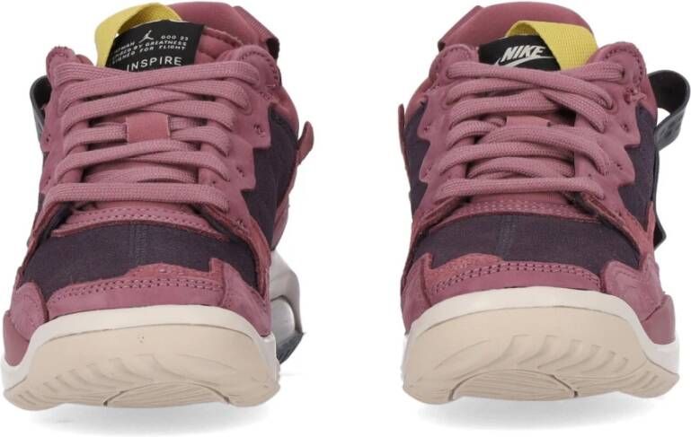 Jordan Lichte Dames Lage Sneaker Mulberry Goud Paars Purple Heren