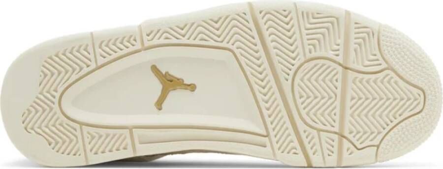 Jordan Metallic Gold Retro Sneakers Limited Edition White Heren