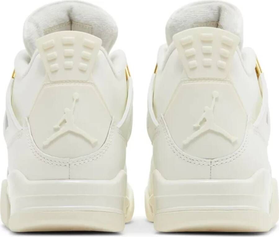 Jordan Metallic Gold Retro Sneakers Limited Edition White Heren