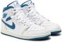 Jordan Mid SE Witte Sneakers Logo White Heren - Thumbnail 4