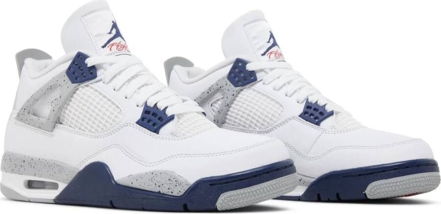 Jordan Midnight Navy Retro Sneakers White Heren