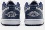 Nike Midnight Navy Wolf Grey Sneakers Blue Dames - Thumbnail 5