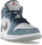 Jordan Air 1 Mid SE Franse Sneakers Blauw Dames - Thumbnail 51