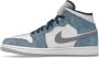 Jordan Air 1 Mid SE Franse Sneakers Blauw Dames - Thumbnail 62