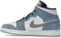 Jordan Air 1 Mid SE Franse Sneakers Blauw Dames - Thumbnail 64