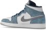 Jordan Air 1 Mid SE Franse Sneakers Blauw Dames - Thumbnail 65