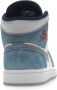 Jordan Air 1 Mid SE Franse Sneakers Blauw Dames - Thumbnail 72