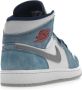 Jordan Air 1 Mid SE Franse Sneakers Blauw Dames - Thumbnail 74