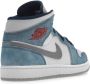 Jordan Air 1 Mid SE Franse Sneakers Blauw Dames - Thumbnail 75