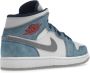 Jordan Air 1 Mid SE Franse Sneakers Blauw Dames - Thumbnail 76