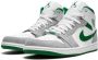 Jordan 1 Mid Heren Schoenen White Leer Synthetisch - Thumbnail 2