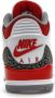 Jordan 3 Retro Fire Red (2022) (Gs) Wit Unisex - Thumbnail 12