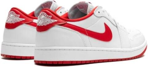 Jordan Retro Low OG Sneakers Wit Rood White Heren