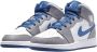 Nike Air Jordan 1 Mid True Blue Ce t (GS) Y DQ8423 - Thumbnail 3