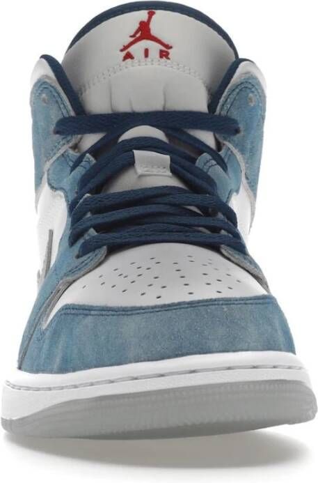 Jordan Mid Sneakers in Blauw Heren