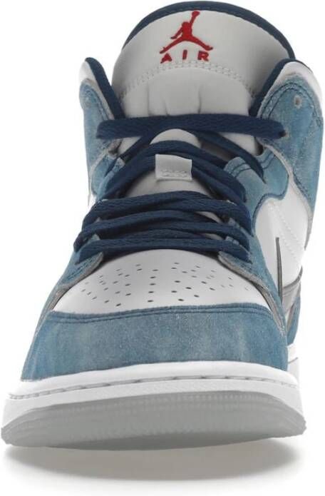 Jordan Mid Sneakers in Blauw Heren