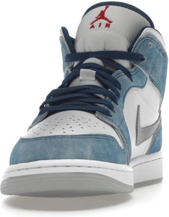 Jordan Mid Sneakers in Blauw Heren