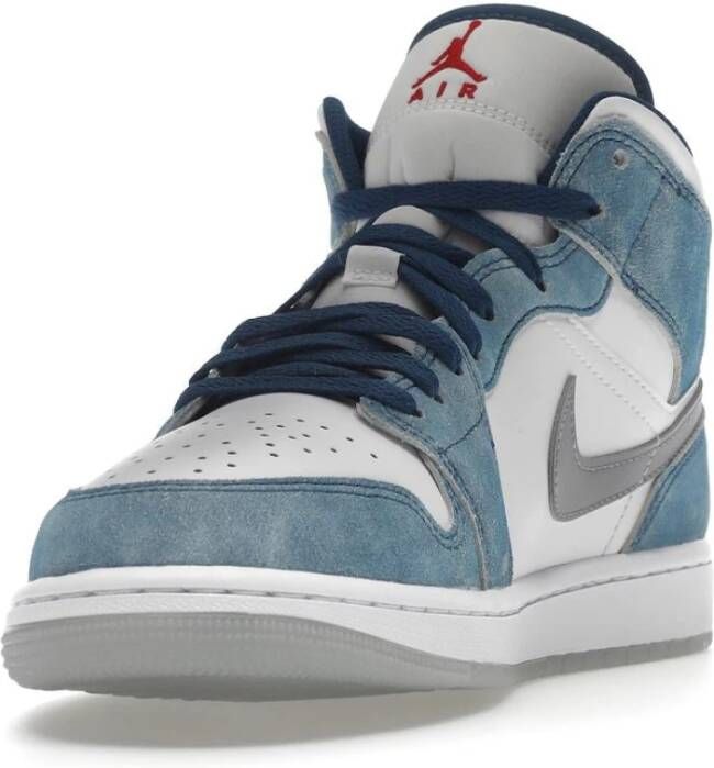 Jordan Mid Sneakers in Blauw Heren