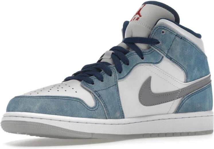 Jordan Mid Sneakers in Blauw Heren