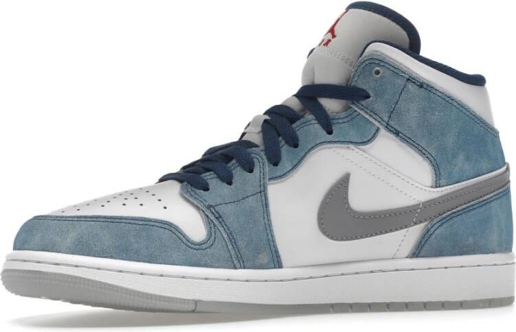 Jordan Mid Sneakers in Blauw Heren