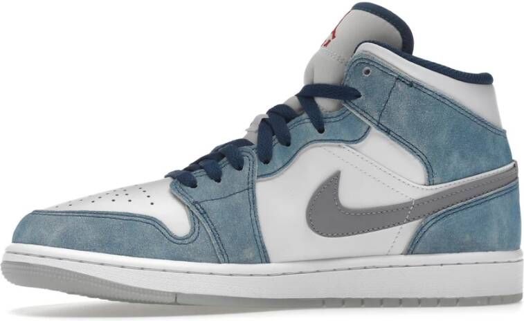 Jordan Mid Sneakers in Blauw Heren