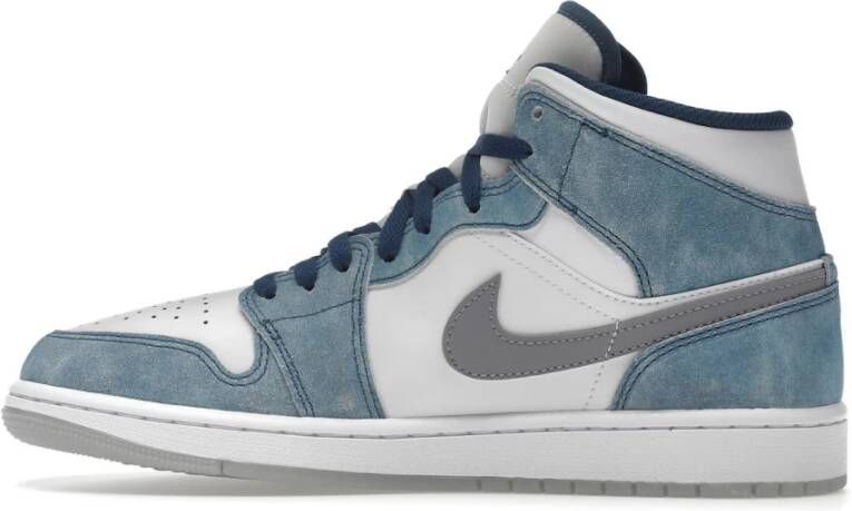 Jordan Mid Sneakers in Blauw Heren