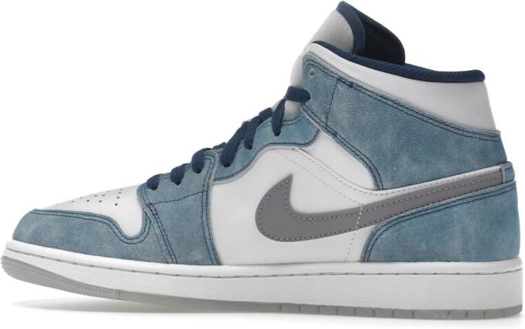 Jordan Mid Sneakers in Blauw Heren