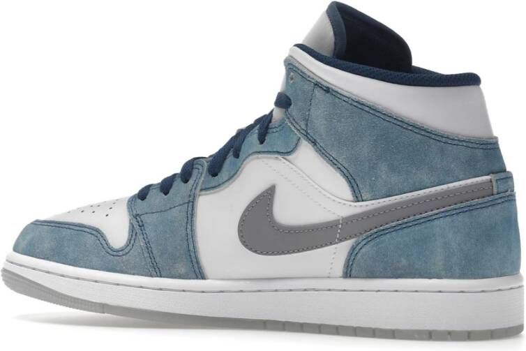 Jordan Mid Sneakers in Blauw Heren