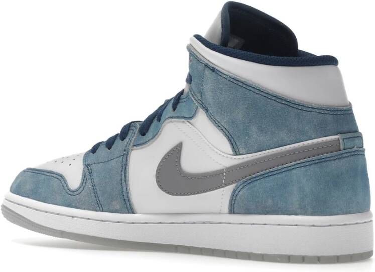 Jordan Mid Sneakers in Blauw Heren