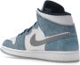 Jordan Air 1 Mid SE Franse Sneakers Blauw Dames - Thumbnail 29