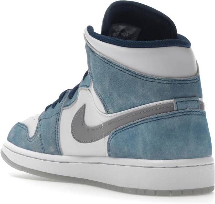 Jordan Mid Sneakers in Blauw Heren