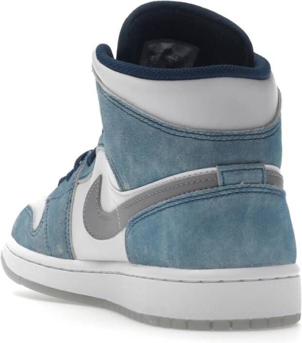 Jordan Mid Sneakers in Blauw Heren