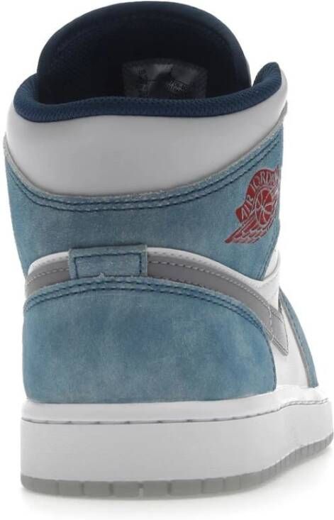 Jordan Mid Sneakers in Blauw Heren