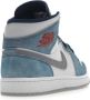 Jordan Air 1 Mid SE Franse Sneakers Blauw Dames - Thumbnail 36